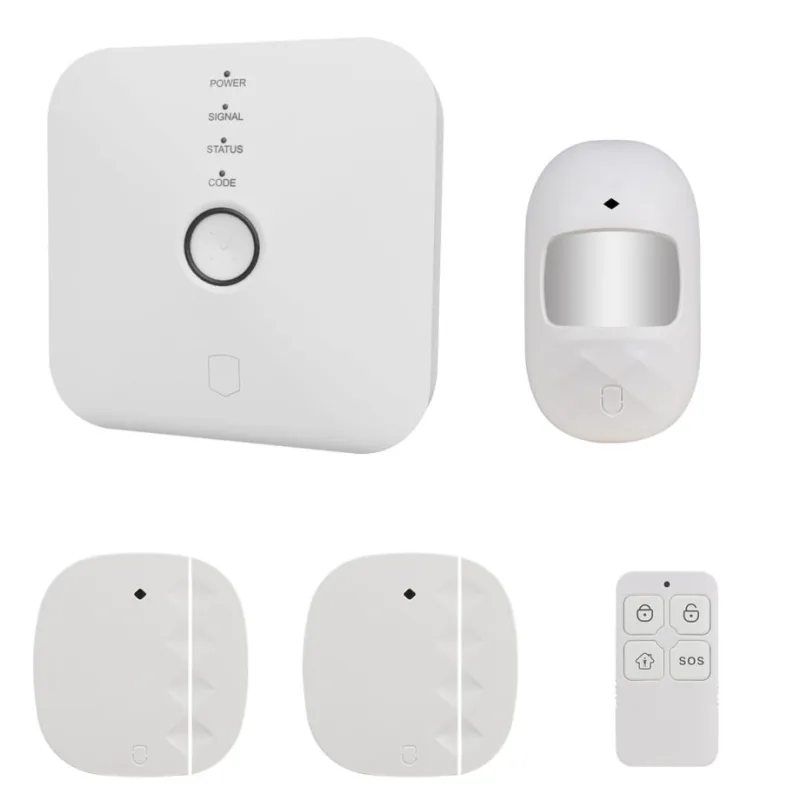Kit antifurto casa senza fili wireless Tuya Smart life Home WIFI GSM SWM2